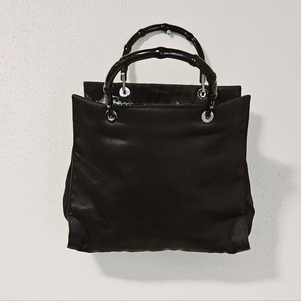 Gucci Bamboo Nylon Tote - Picture 3 of 11